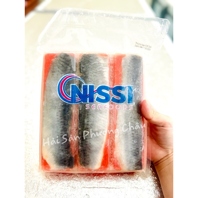 [HỎA TỐC SG] Cá trích ép trứng sashimi Nhật vàng/hồng/xanh Nissi - 1 thanh tách lẻ-duoc-ban-tai-Hải Sản Phương Châu