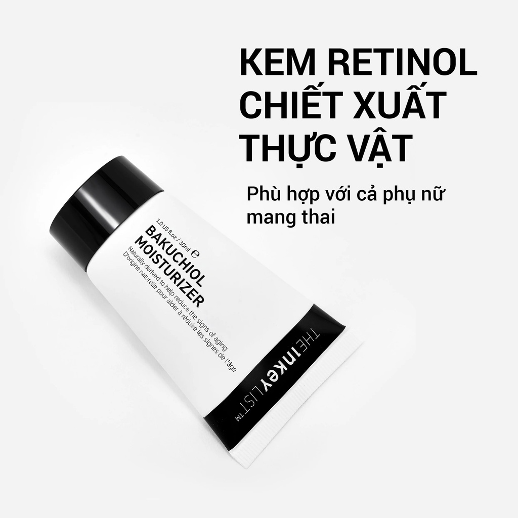 Kem dưỡng Retinol chiết xuất thực vật The Inkey List | Bakuchiol Moisturizer-duoc-ban-tai-Offload Spa