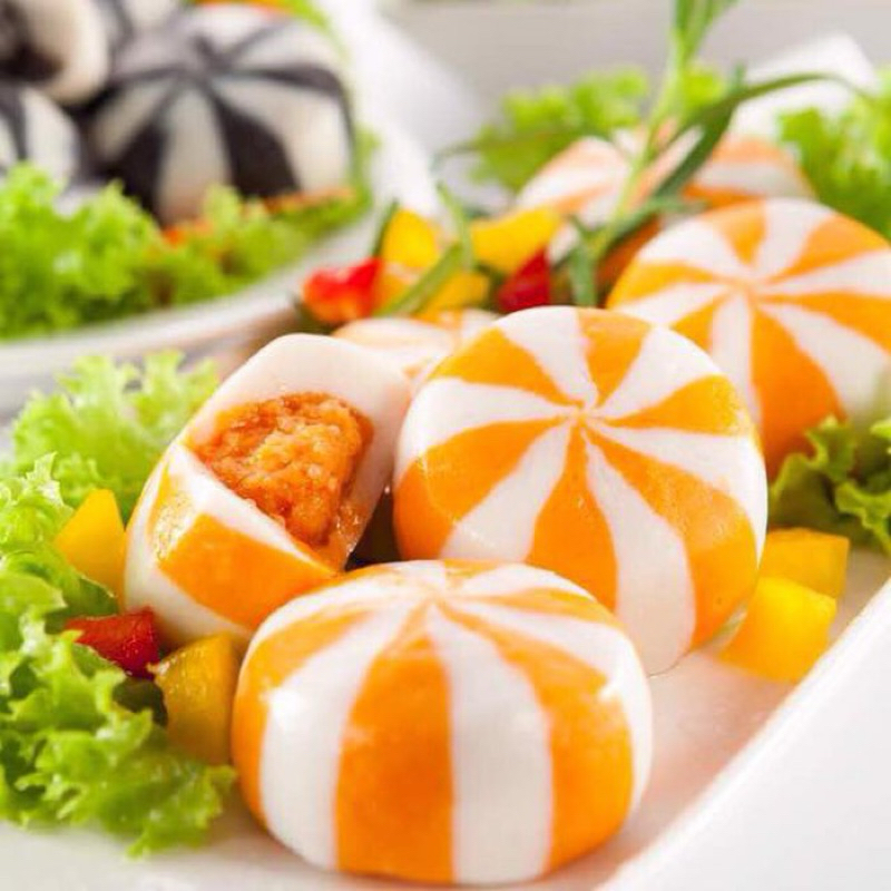 Bánh bao nhân trứng nhím biển CB Malaysia - Sea Urchin flavoured Ball-duoc-ban-tai-Hải Sản Phương Châu
