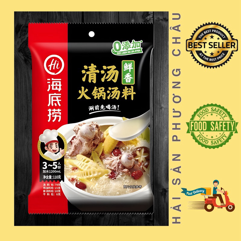 Cốt lẩu Trường Thọ Haidilao 110g-duoc-ban-tai-Hải Sản Phương Châu