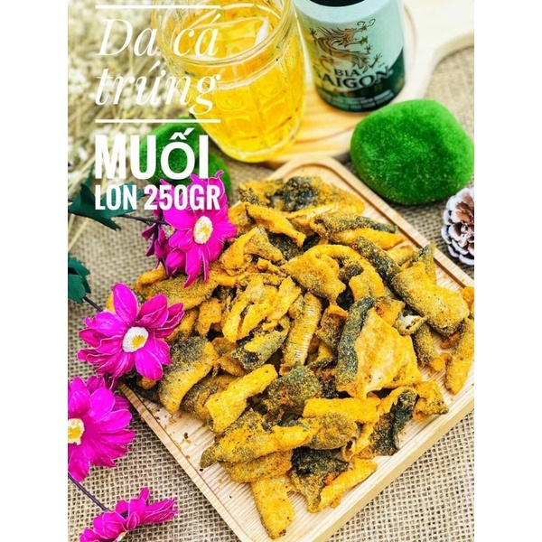 [HỎA TỐC SG] Da cá lắc trứng muối thơm ngon ăn vặt 250g-duoc-ban-tai-Hải Sản Phương Châu