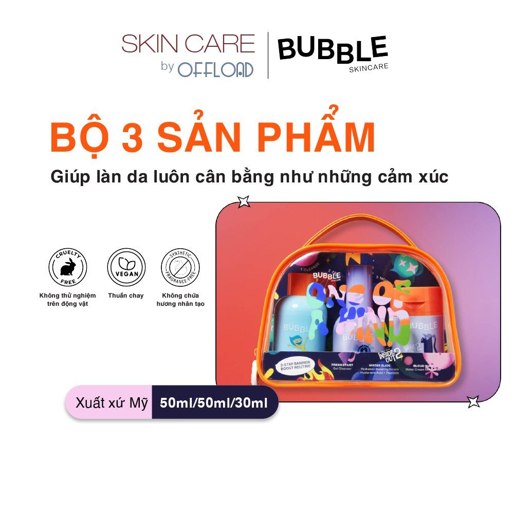 Bộ 3 bước giúp da cân bằng và khoẻ mạnh Bubble | One Of A Kind lấy cảm hứng từ bộ phim Inside Out 2-duoc-ban-tai-Offload Spa