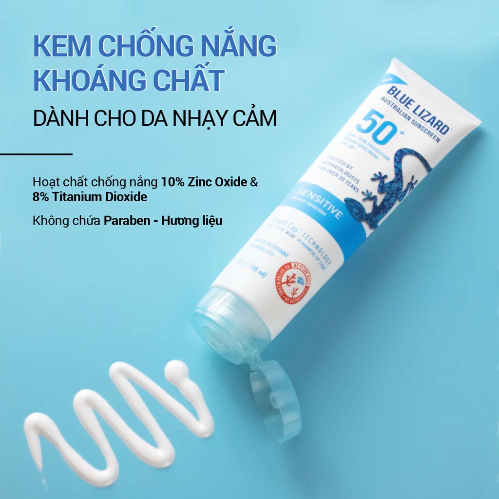 Kem chống nắng cho da nhạy cảm Bluelizard | Sensitive Mineral Sunscreen-duoc-ban-tai-Offload Spa