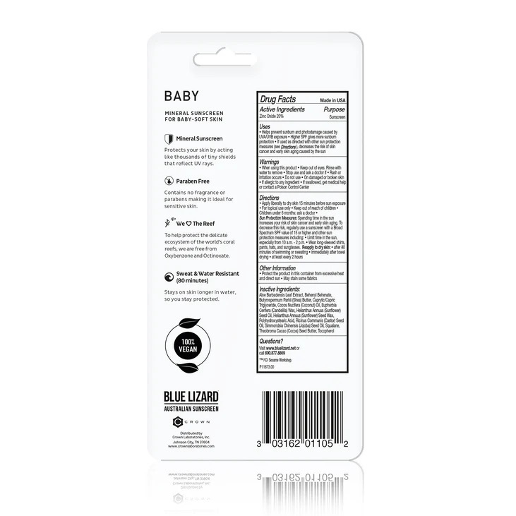Kem chống nắng dạng sáp an toàn cho bé Bluelizard Baby Mineral Sunscreen SPF50 quang phổ rộng chống nước-duoc-ban-tai-Offload Spa