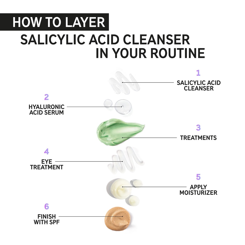 Sữa rửa mặt dạng gel cho da dầu mụn The Inkey List |  Salicylic Acid Cleanser-duoc-ban-tai-Offload Spa