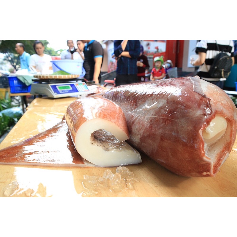 Mực lá đại dương cắt khúc-duoc-ban-tai-Hải Sản Phương Châu