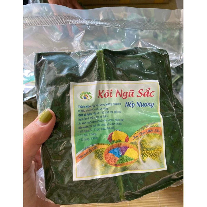 [HỎA TỐC SG] Xôi ngũ sắc Tây Bắc Điện Biên chuẩn nếp nương Mường Khương dẻo thơm ngon 500g-duoc-ban-tai-Hải Sản Phương Châu