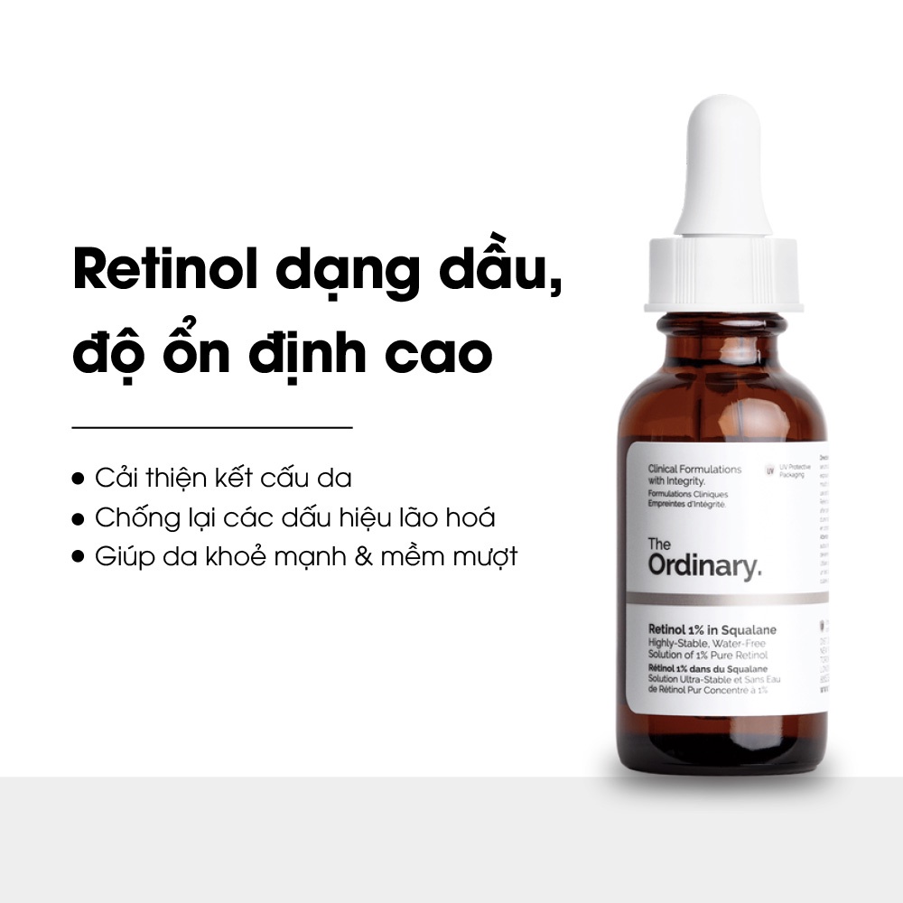 Retinol dạng dầu, độ ổn định cao The Ordinary | Retinol 1% in Squalane-duoc-ban-tai-Offload Spa