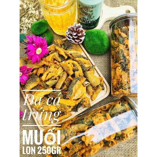 [HỎA TỐC SG] Da cá lắc trứng muối thơm ngon ăn vặt 250g-duoc-ban-tai-Hải Sản Phương Châu