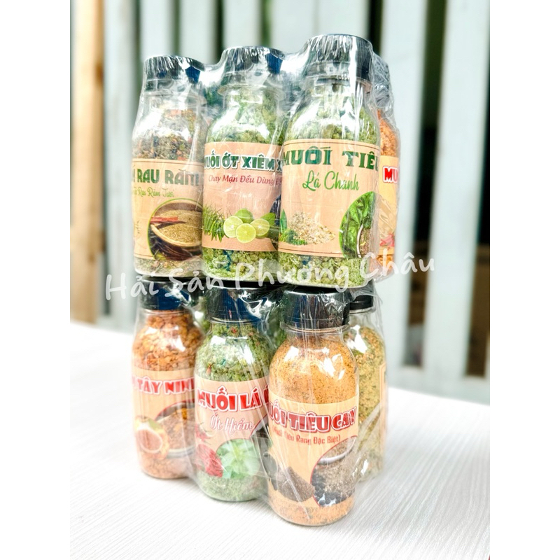 [HỎA TỐC] Set muối khô mix 6 vị chấm thịt hải sản trái cây đa năng-duoc-ban-tai-Hải Sản Phương Châu