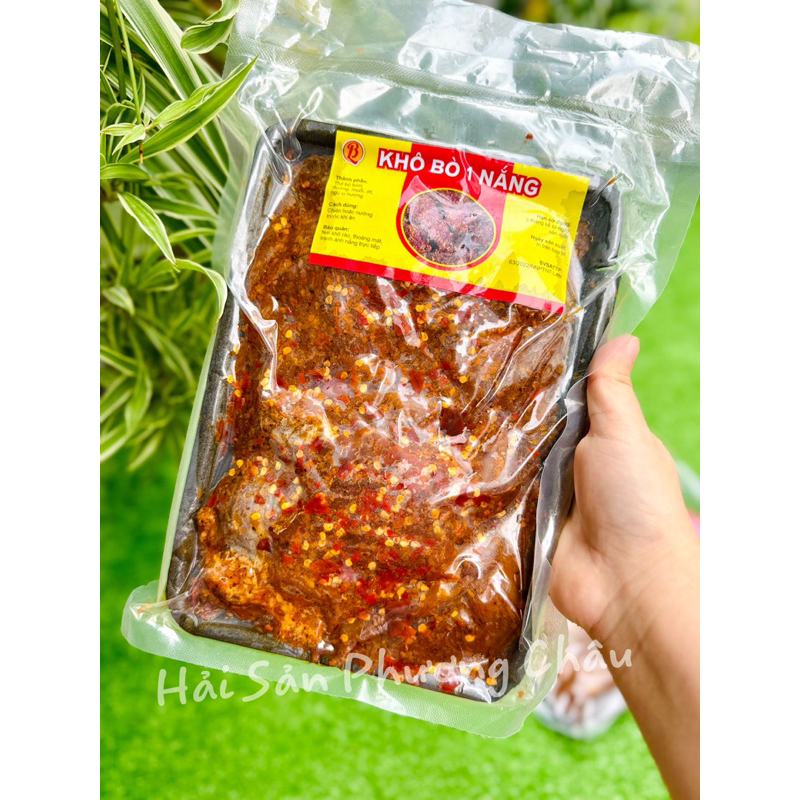 [HỎA TỐC] Khô bò 1 nắng Gia Lai thơm ngon 500g-duoc-ban-tai-Hải Sản Phương Châu