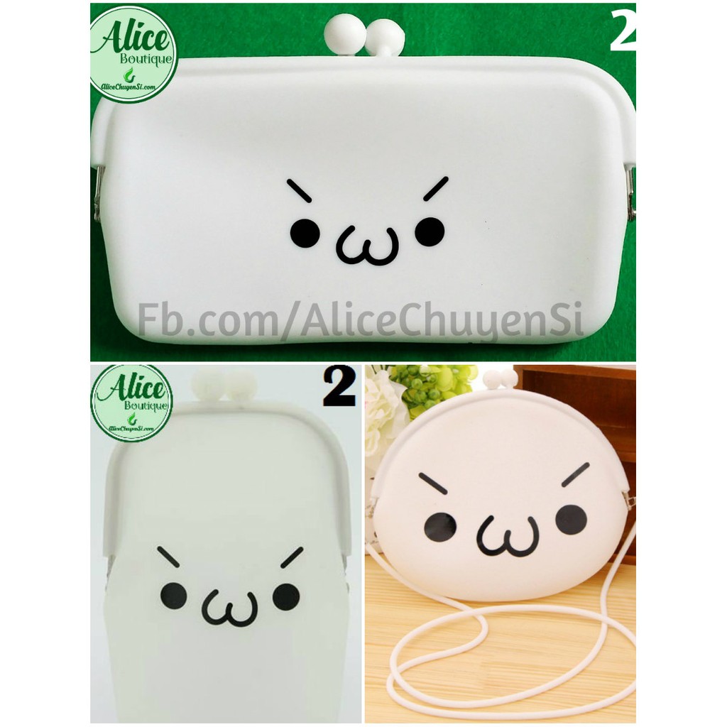 Combo 1 Túi 2 ví lớn icon cảm xúc-duoc-ban-tai-Alice Boutique