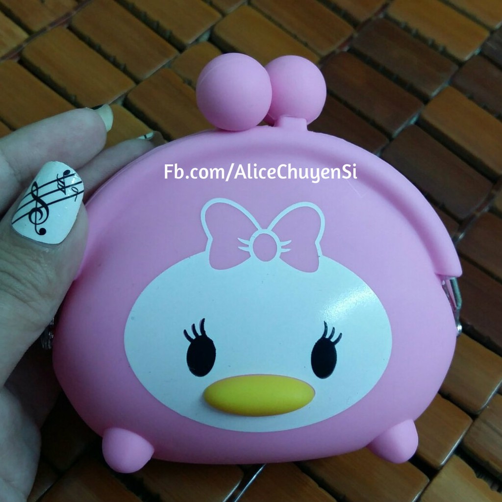 Ví nhỏ cầm tay silicon 3D hoạ tiết nổi-duoc-ban-tai-Alice Boutique