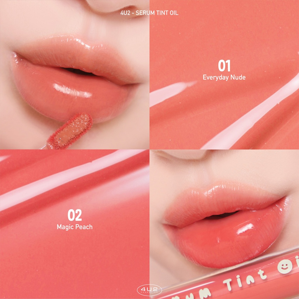 [GIÁ SALE] Son 4U2 Serum Tint Oil Lip 3gr-duoc-ban-tai-Alice Boutique