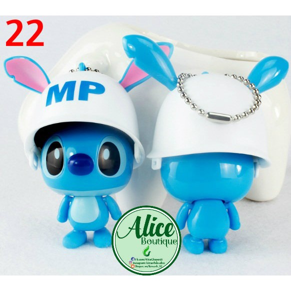 Móc khoá Stitch đội mũ bảo hiểm-duoc-ban-tai-Alice Boutique