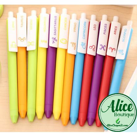 Bút mực nước cung hoàng đạo-duoc-ban-tai-Alice Boutique