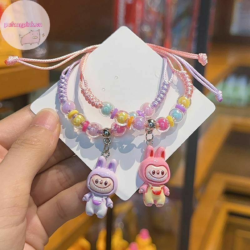 set 2 vòng tay labubu màu sắc co dãn cho bé-duoc-ban-tai-ecenter.edu.online