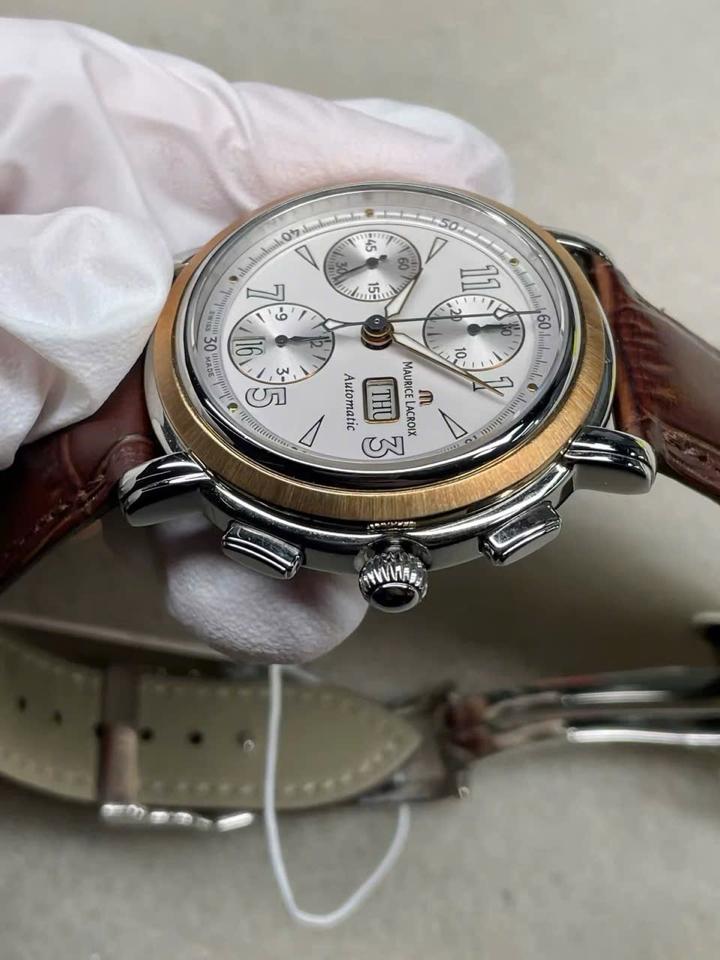 Maurice lacroix chronograph 18k benze -duoc-ban-tai-Thelegends.vn (Master of Time) - Luxury Watch
