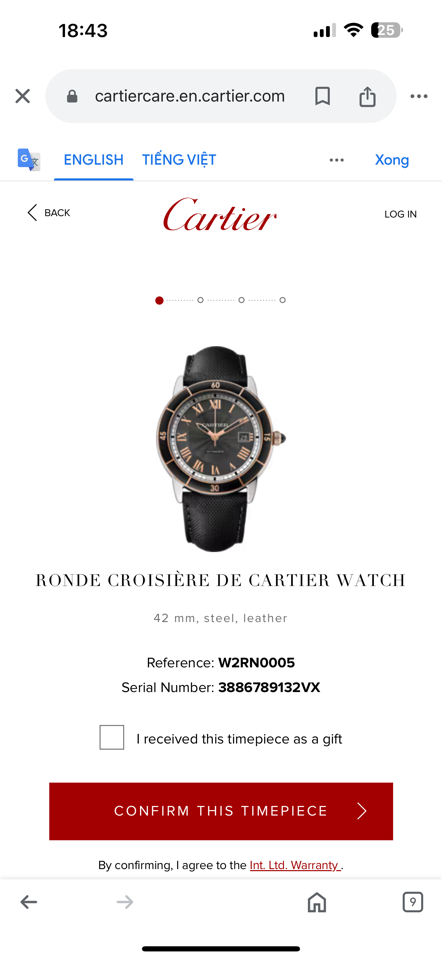 Cartier ronde croise benze ceramic gold-duoc-ban-tai-Thelegends.vn (Master of Time) - Luxury Watch