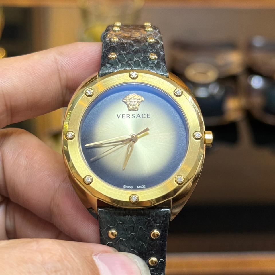 Versace Shadov Black Elaphe Watch 38mm-duoc-ban-tai-Thelegends.vn (Master of Time) - Luxury Watch