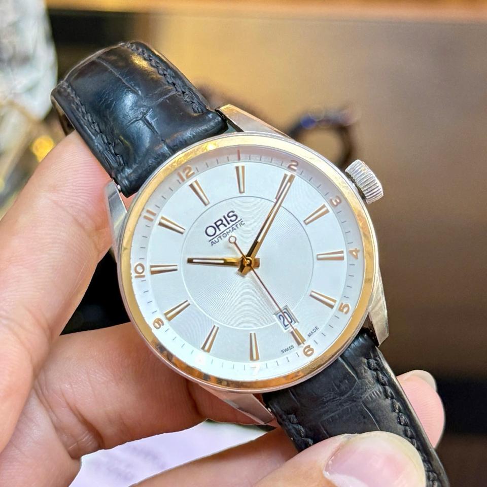 Oris niềng vàng 18k -duoc-ban-tai-Thelegends.vn (Master of Time) - Luxury Watch