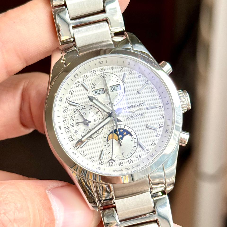 Longines conquest moônphase L2.798.4 -duoc-ban-tai-Thelegends.vn (Master of Time) - Luxury Watch