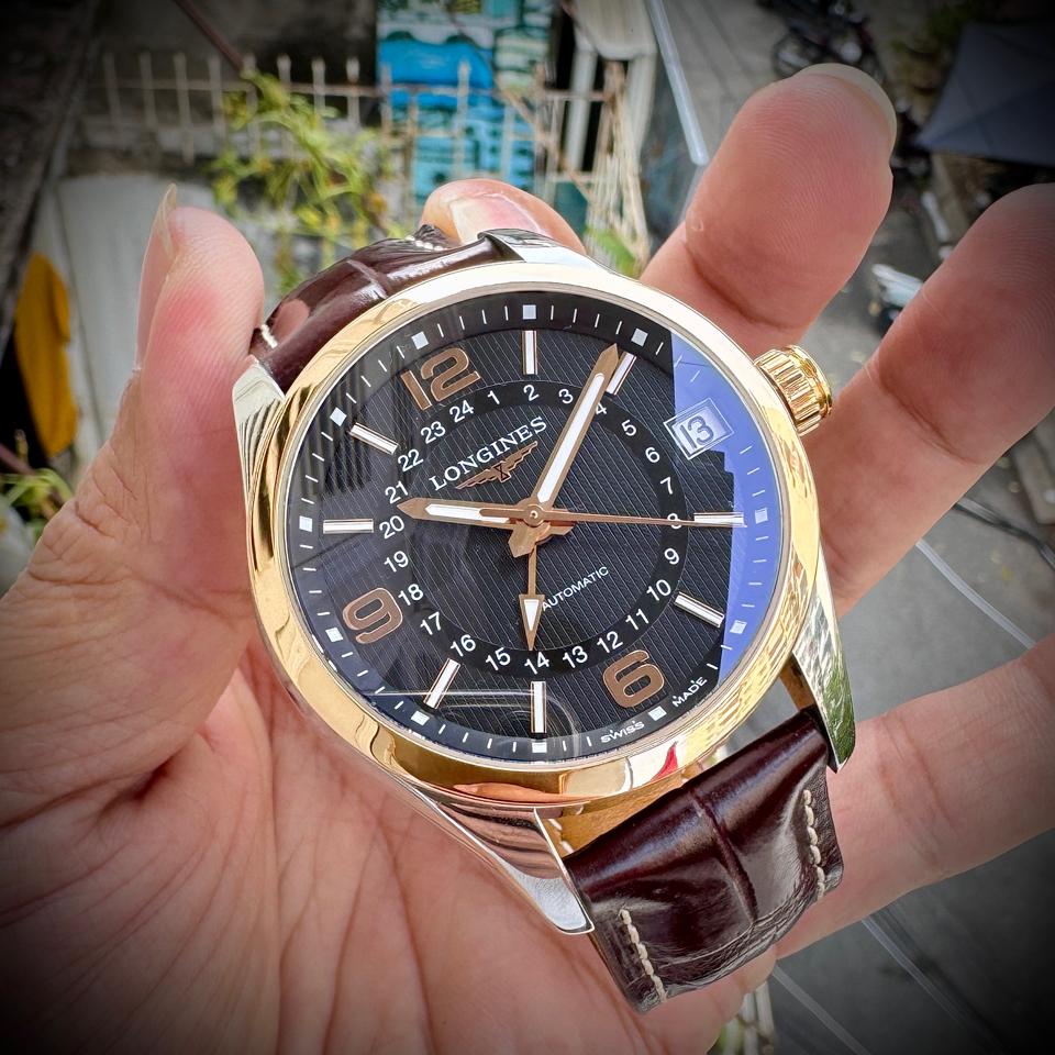 Longines conquest GMt L2.799.5 demi 18k-duoc-ban-tai-Thelegends.vn (Master of Time) - Luxury Watch