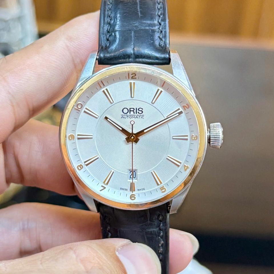 Oris niềng vàng 18k -duoc-ban-tai-Thelegends.vn (Master of Time) - Luxury Watch