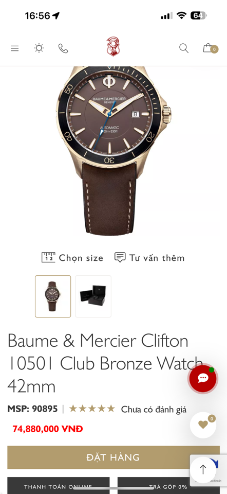 Baumer mecier đồng đúc nguyên khối-duoc-ban-tai-Thelegends.vn (Master of Time) - Luxury Watch