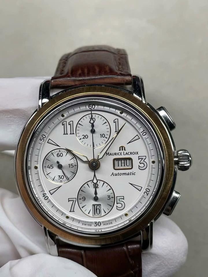 Maurice lacroix chronograph 18k benze -duoc-ban-tai-Thelegends.vn (Master of Time) - Luxury Watch
