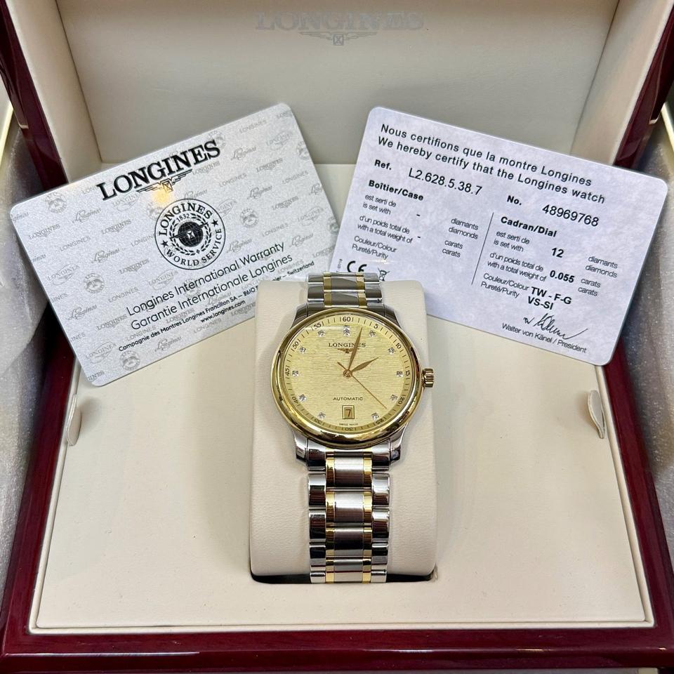 Longines master. l2.628.5 mặt lụa -duoc-ban-tai-Thelegends.vn (Master of Time) - Luxury Watch