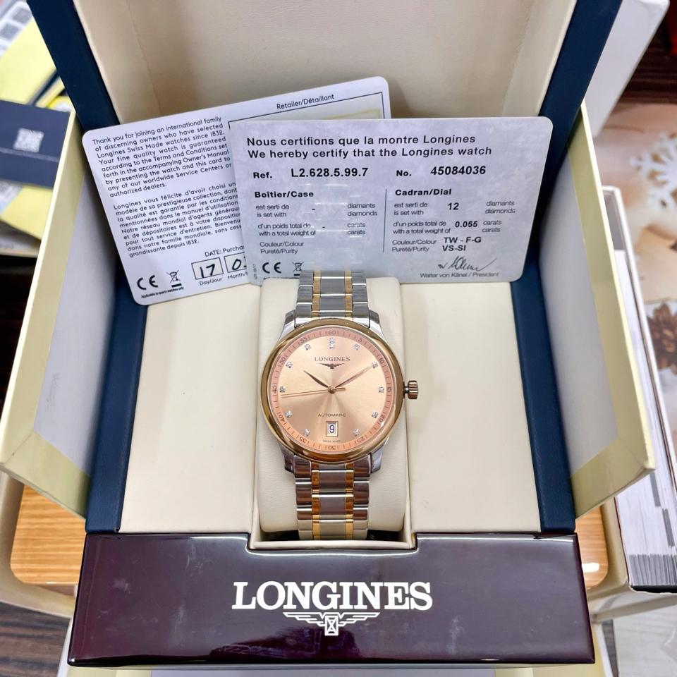 Longines L2.628.5 cá hồi-duoc-ban-tai-Thelegends.vn (Master of Time) - Luxury Watch
