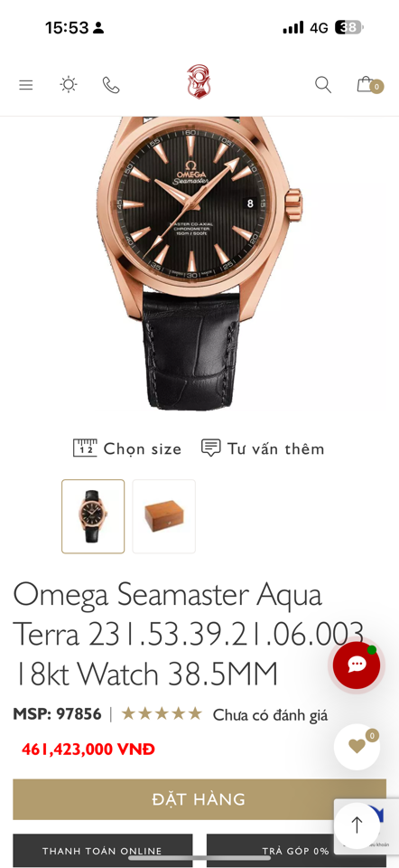 Omega at - 18k size 39 m -duoc-ban-tai-Thelegends.vn (Master of Time) - Luxury Watch