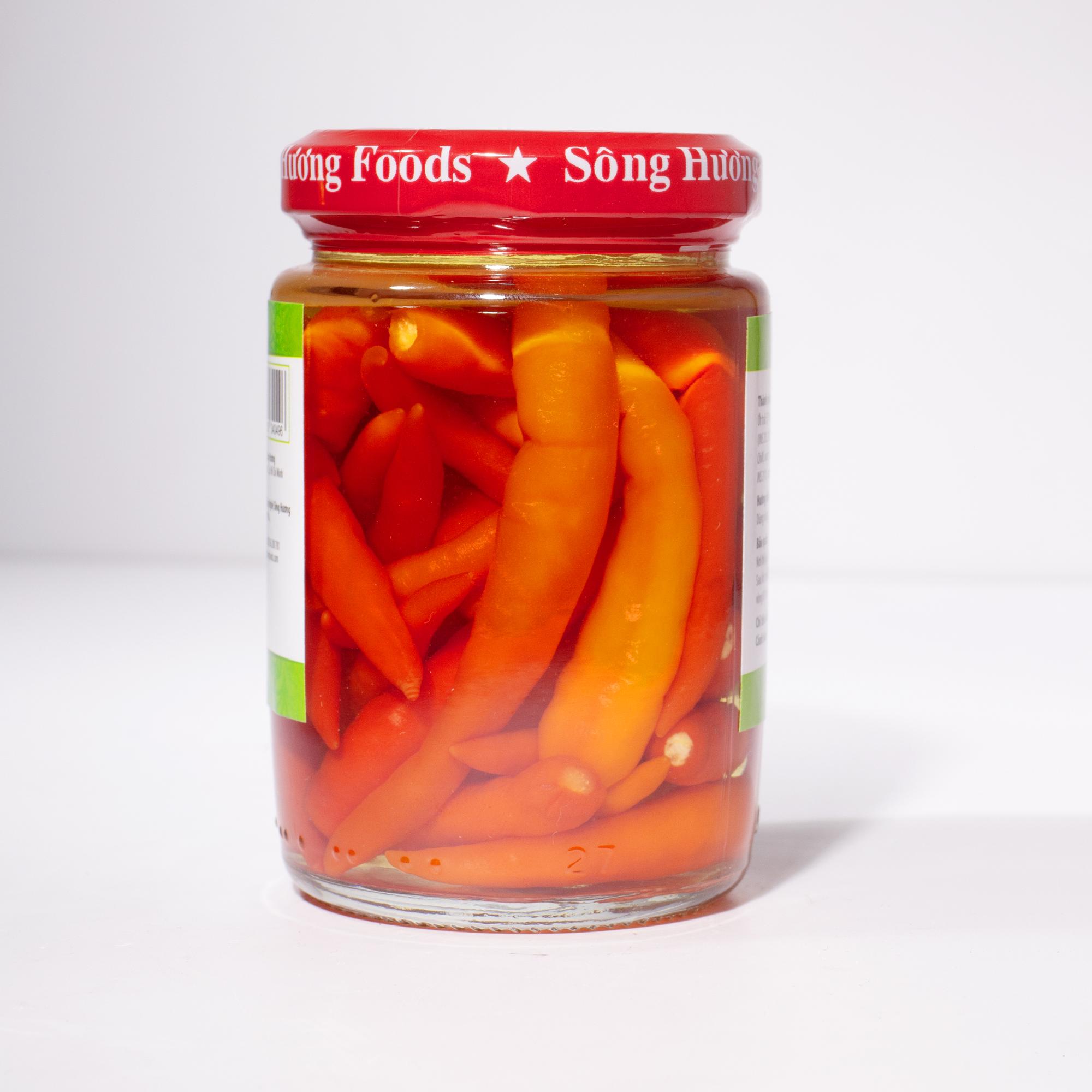 Ớt trái ngâm chua ngọt (160g)-duoc-ban-tai-Sông Hương Foods Shop & More