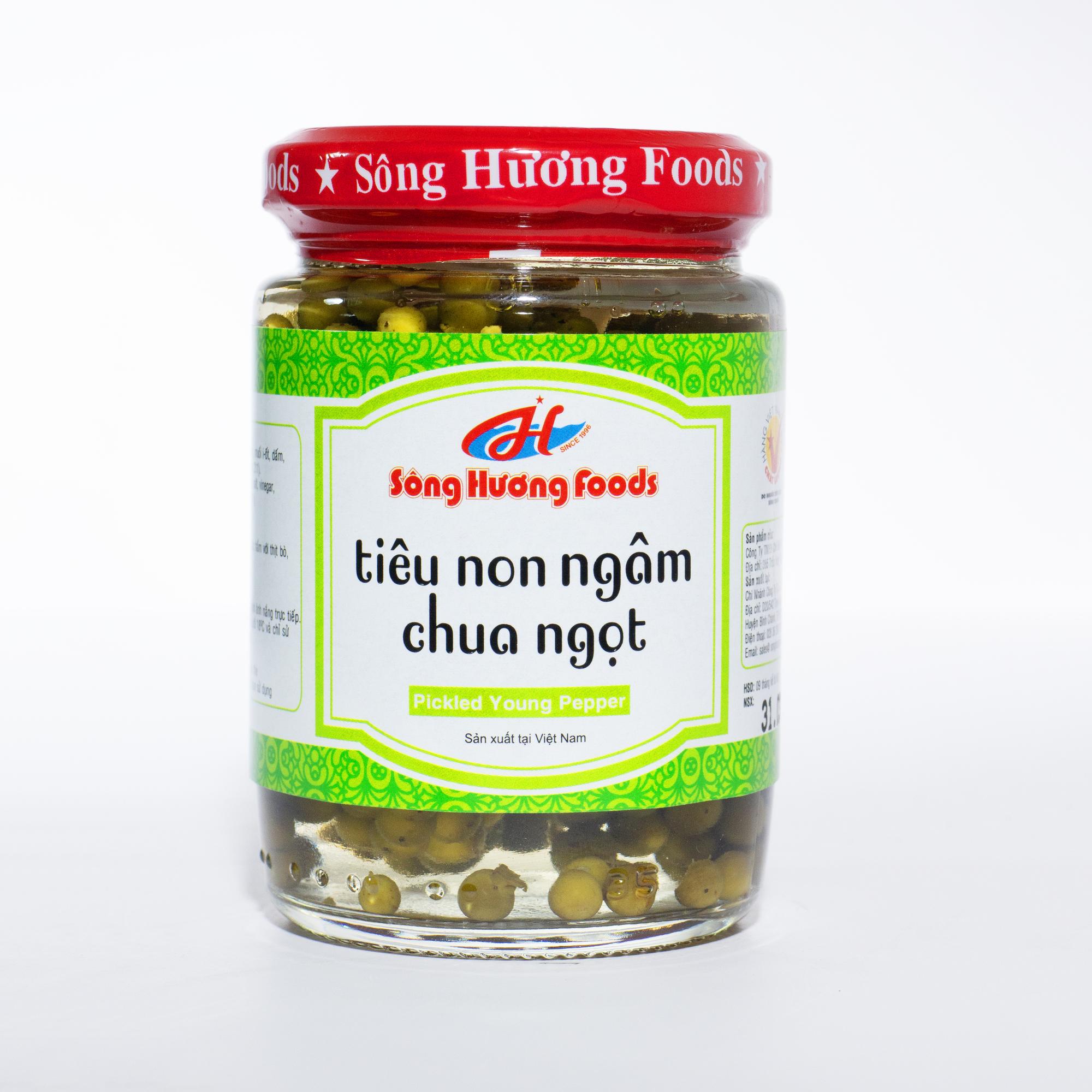 Tiêu non ngâm chua ngọt (130g)-duoc-ban-tai-Sông Hương Foods Shop & More