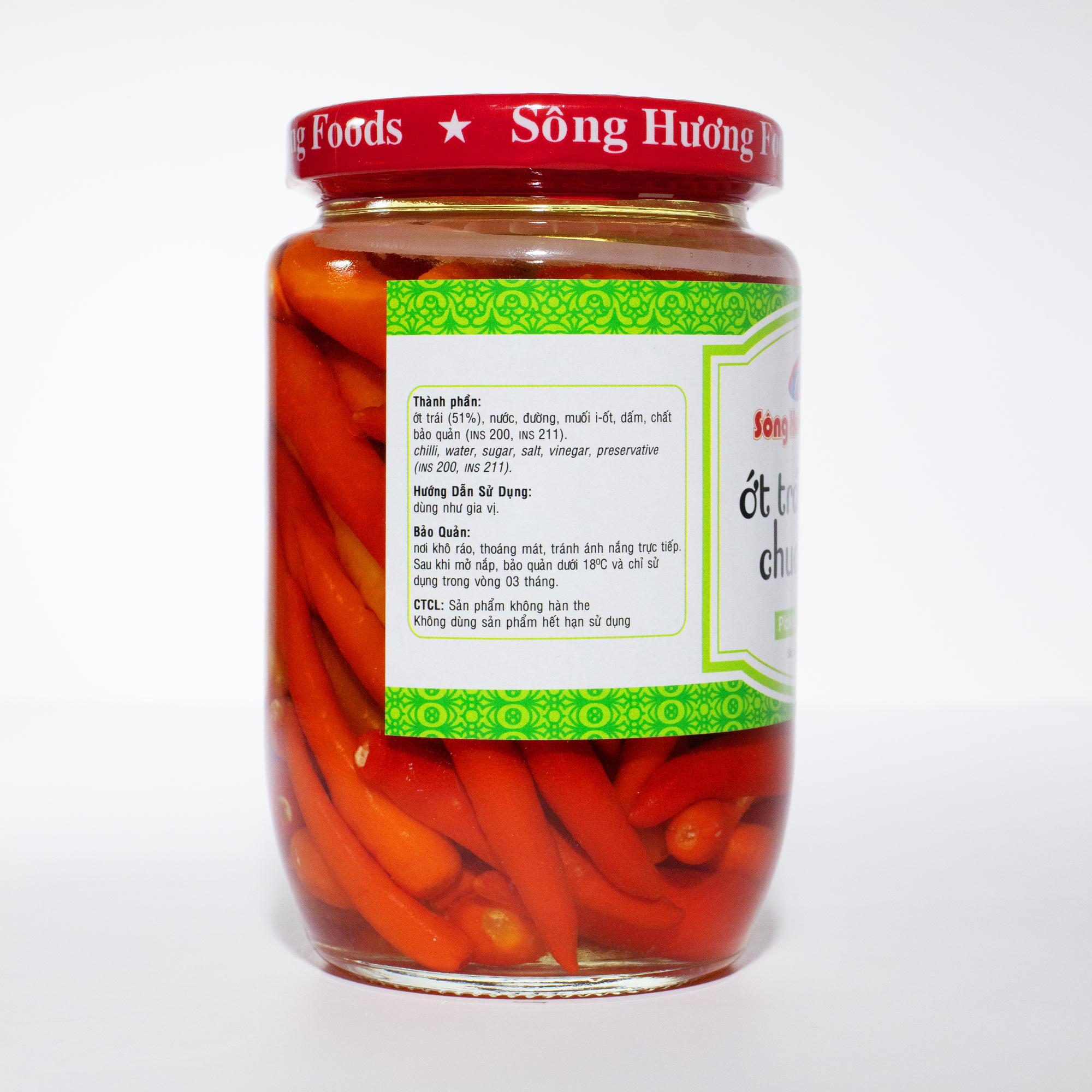 Ớt trái ngâm chua ngọt (350g)-duoc-ban-tai-Sông Hương Foods Shop & More