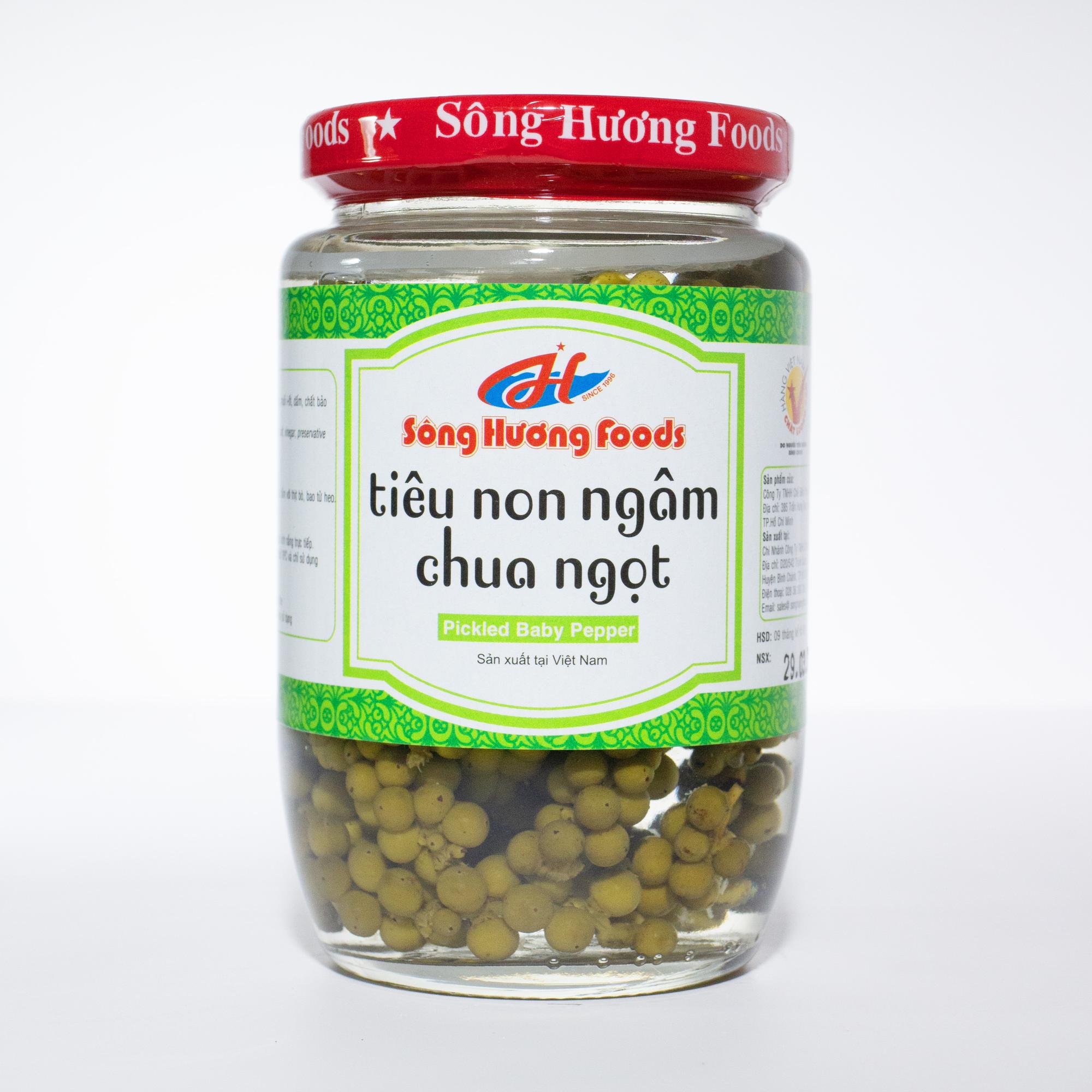 Tiêu non ngâm chua ngọt (350g)-duoc-ban-tai-Sông Hương Foods Shop & More