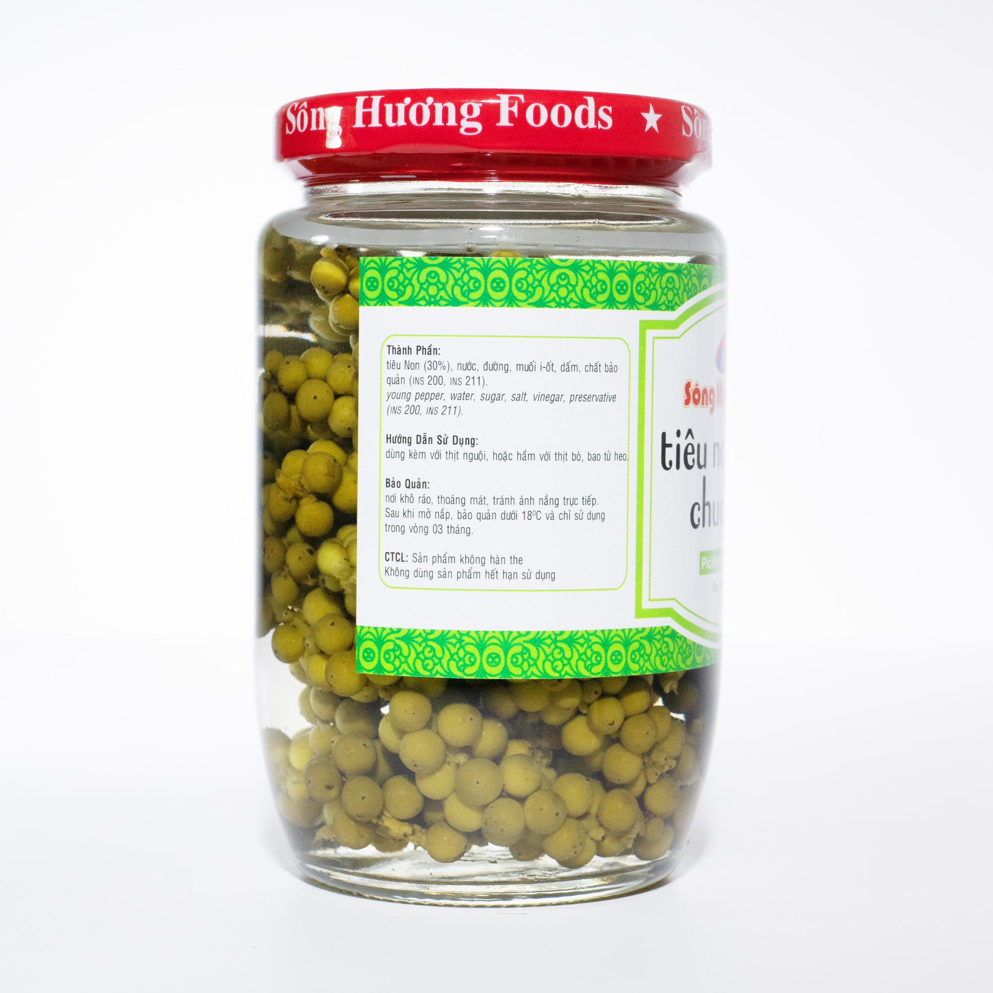 Tiêu non ngâm chua ngọt (350g)-duoc-ban-tai-Sông Hương Foods Shop & More