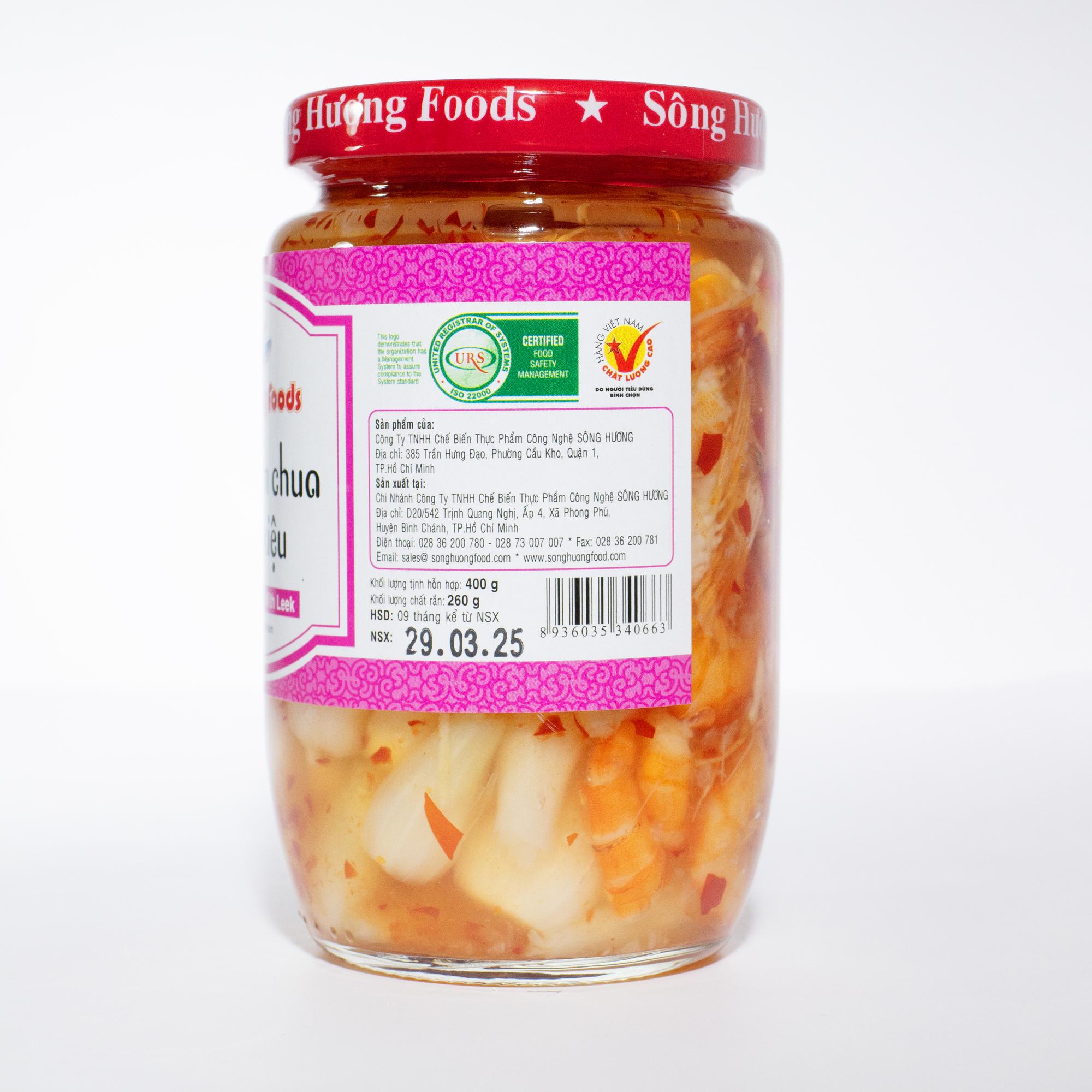 Mắm tôm chua trộn kiệu (400g)-duoc-ban-tai-Sông Hương Foods Shop & More