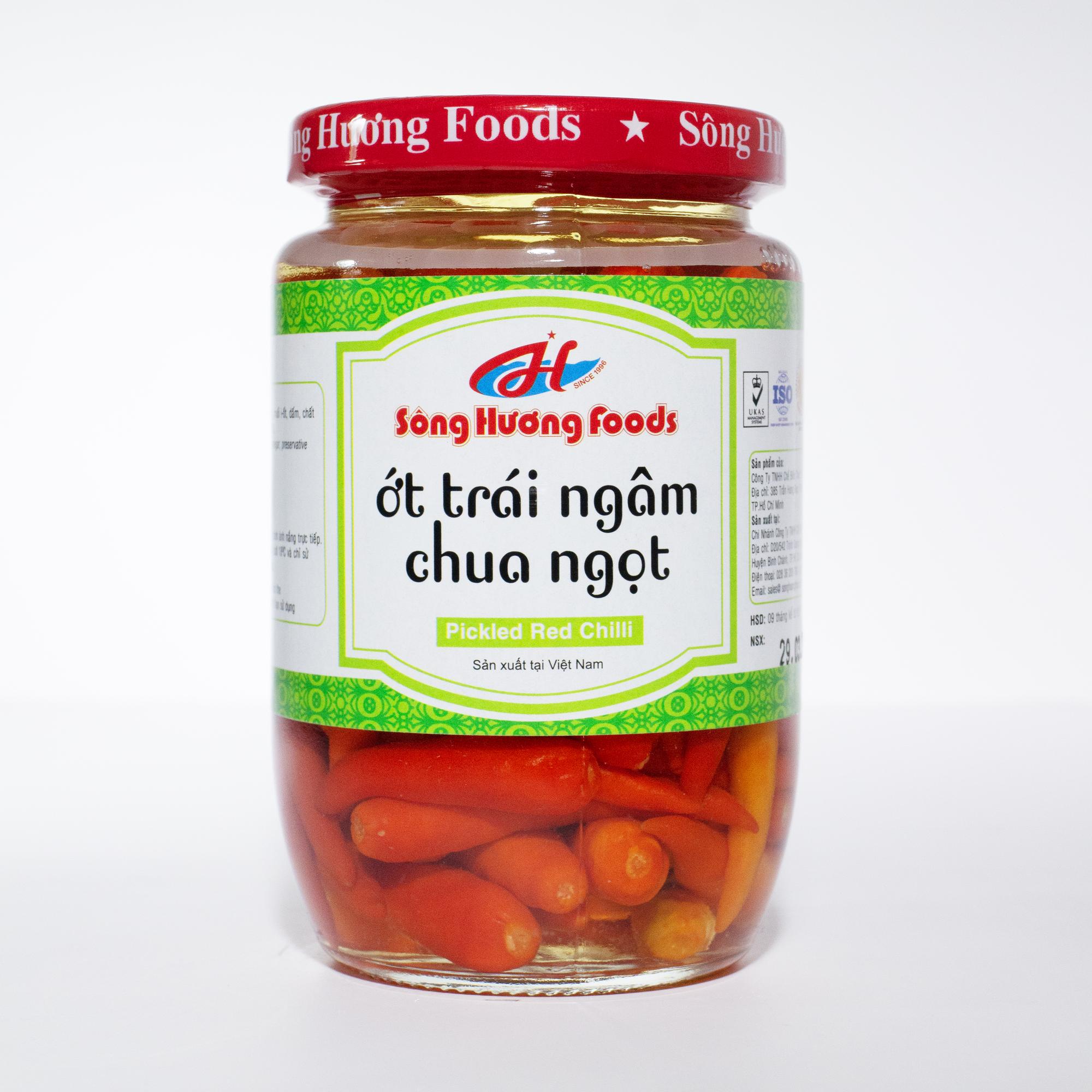 Ớt trái ngâm chua ngọt (350g)-duoc-ban-tai-Sông Hương Foods Shop & More