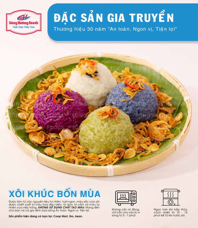 Xôi khúc bốn mùa (400g)-duoc-ban-tai-Sông Hương Foods Shop & More