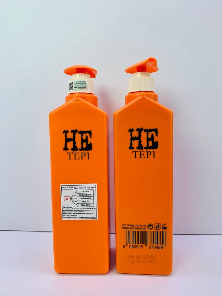 Dầu Gội Xả HETEPI - Phục Hồi Tóc Khô Xơ Yếu, Giảm Rụng & Kích Mọc Tóc (1000ml)-duoc-ban-tai-MỸ PHẨM QUÂN THU