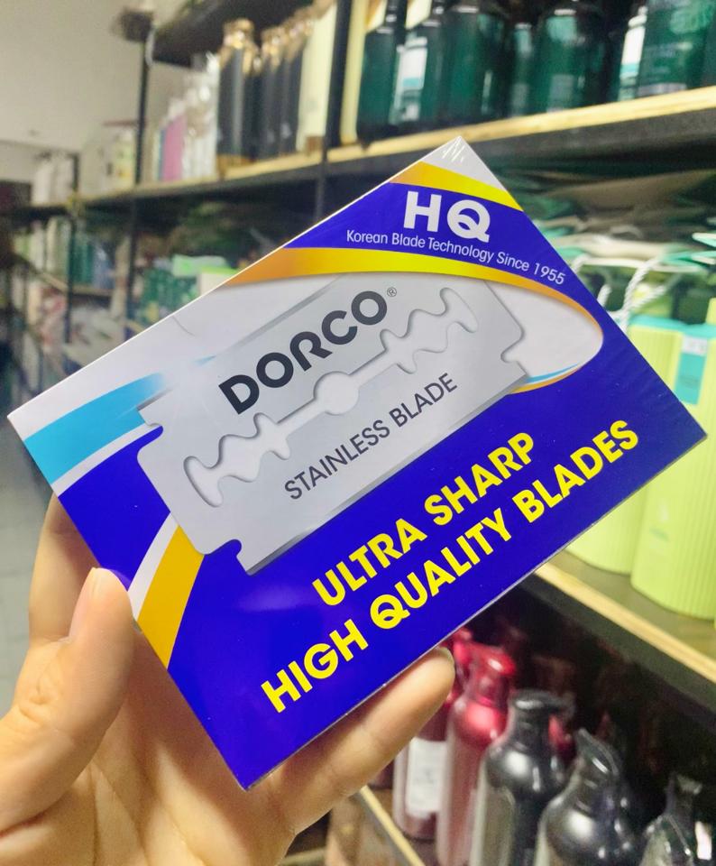 Lưỡi Lam Dorco ST-300 (Nhãn Xanh) – Hộp 100 Lưỡi Chính Hãng-duoc-ban-tai-MỸ PHẨM QUÂN THU