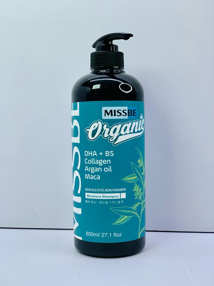 CẶP DẦU GỘI XẢ MISSBE ORGANIC 800ML – DƯỠNG TÓC CHẮC KHỎE, SUÔN MƯỢT-duoc-ban-tai-MỸ PHẨM QUÂN THU
