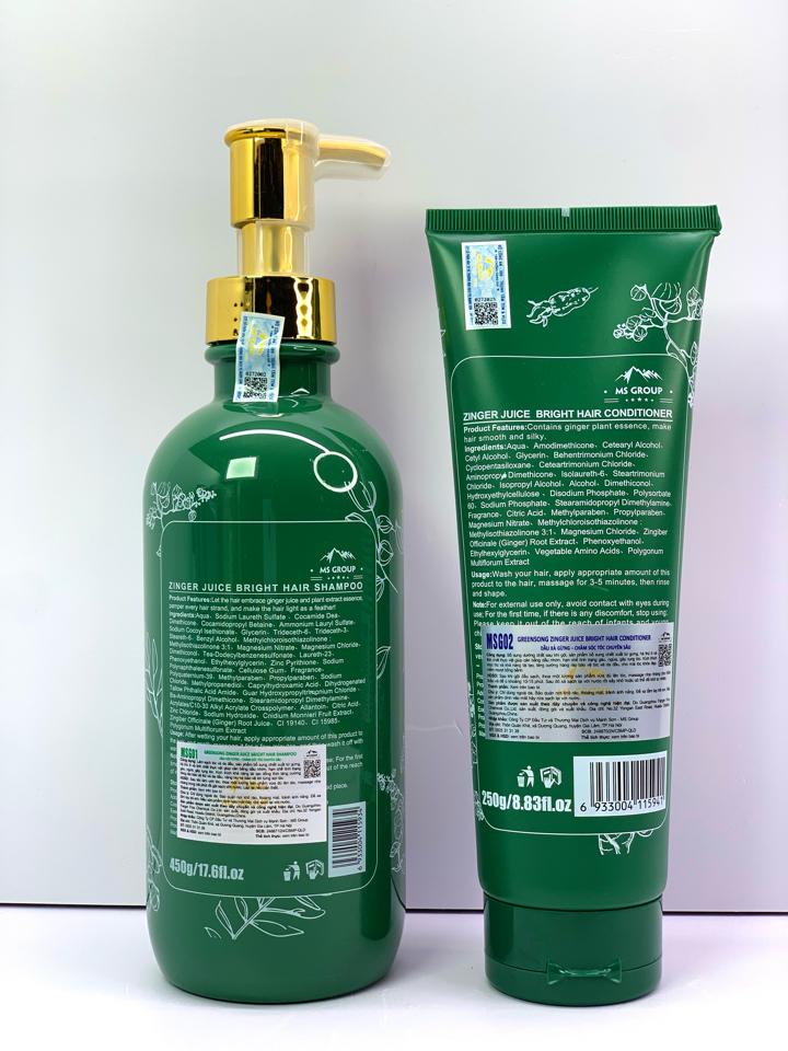 Dầu Gội Gừng Hà Thủ Ô Greensong – Bí Quyết Cho Mái Tóc Khỏe Đẹp Từ Thiên Nhiên-duoc-ban-tai-MỸ PHẨM QUÂN THU