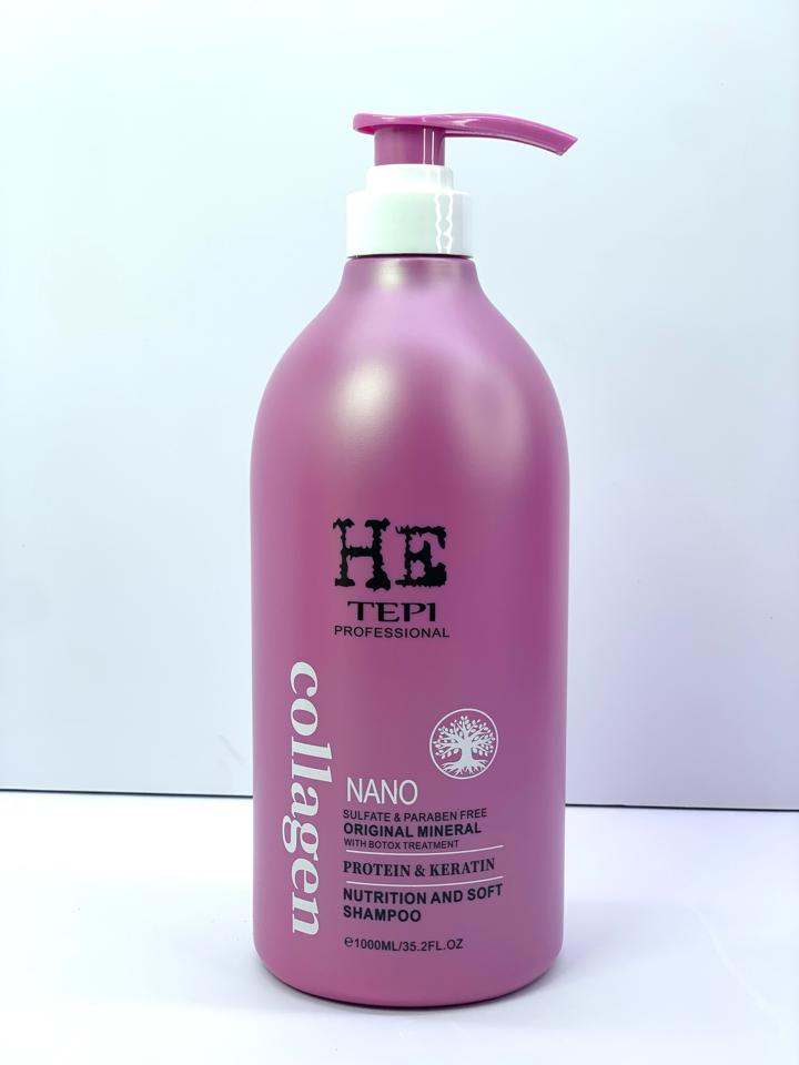 Cặp Dầu Gội Xả HE TEPI Hồng Nano Collagen – Công Nghệ Chuẩn Salon-duoc-ban-tai-MỸ PHẨM QUÂN THU