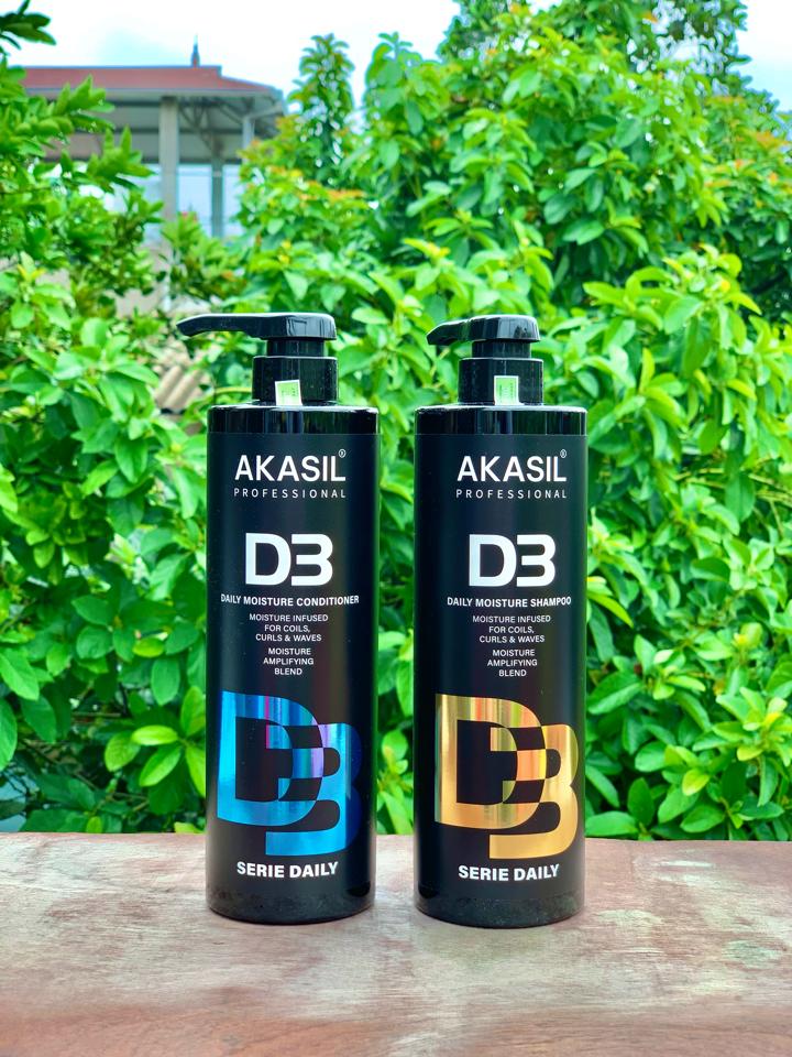 Gội xả Akasil D3 Daily - 800ml  Làm sạch sâu – Ngăn dầu – Ngăn gàu ngứa-duoc-ban-tai-MỸ PHẨM QUÂN THU