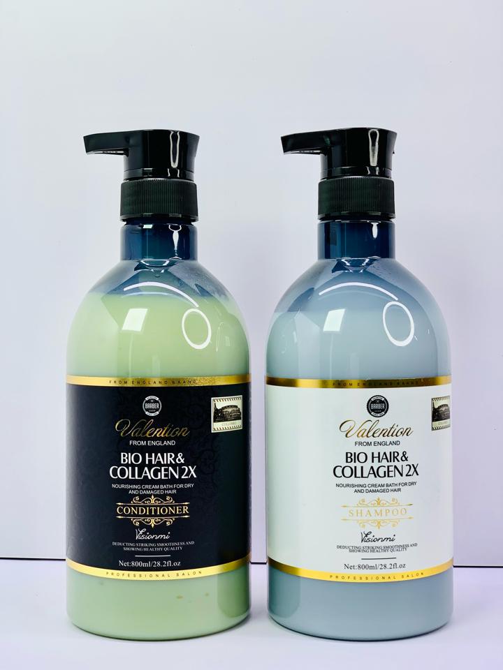 [Chính hãng] Dầu Gội xả Valention Collagen 2X -  800ml, Hương Nước Hoa Cao Cấp, Phục Hồi Tóc Suôn Mượt-duoc-ban-tai-MỸ PHẨM QUÂN THU