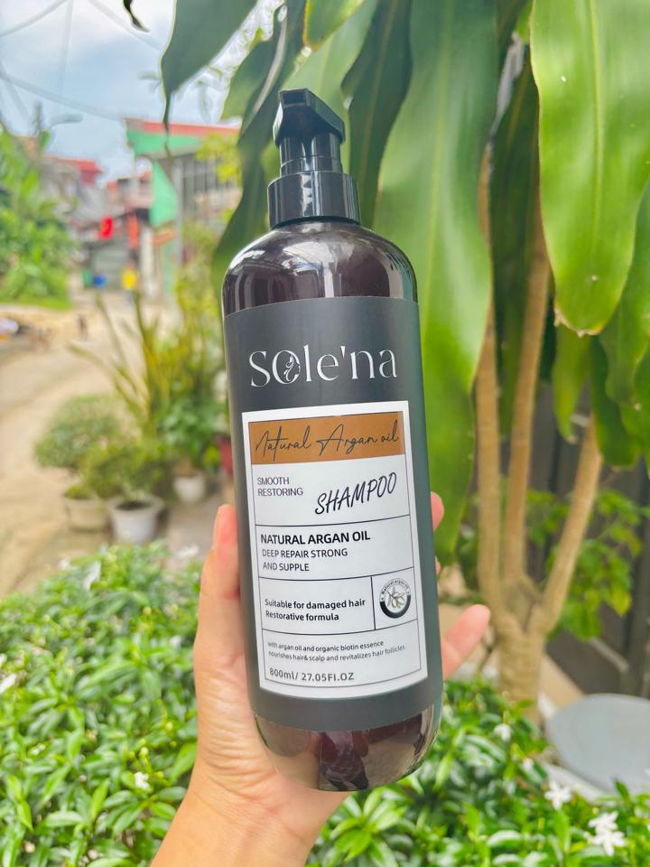 Gội xả thuần chay Sole’na 800ml mềm mượt, chống rụng, kiech thích mọc tóc-duoc-ban-tai-MỸ PHẨM QUÂN THU