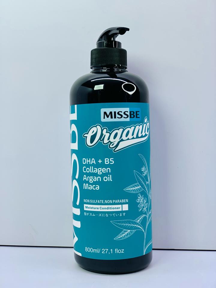 CẶP DẦU GỘI XẢ MISSBE ORGANIC 800ML – DƯỠNG TÓC CHẮC KHỎE, SUÔN MƯỢT-duoc-ban-tai-MỸ PHẨM QUÂN THU